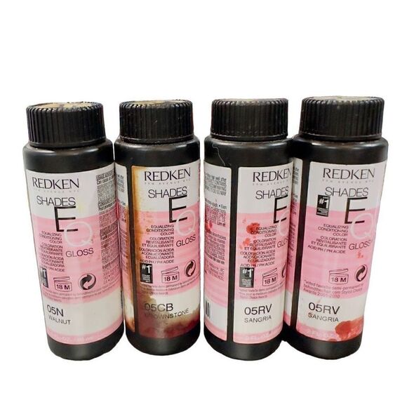 REDKEN SHADES EQ Toner Gloss Bundle Lot of 13 Level 3 Level 4 & Level 5 Warm/Red - Picture 2 of 4